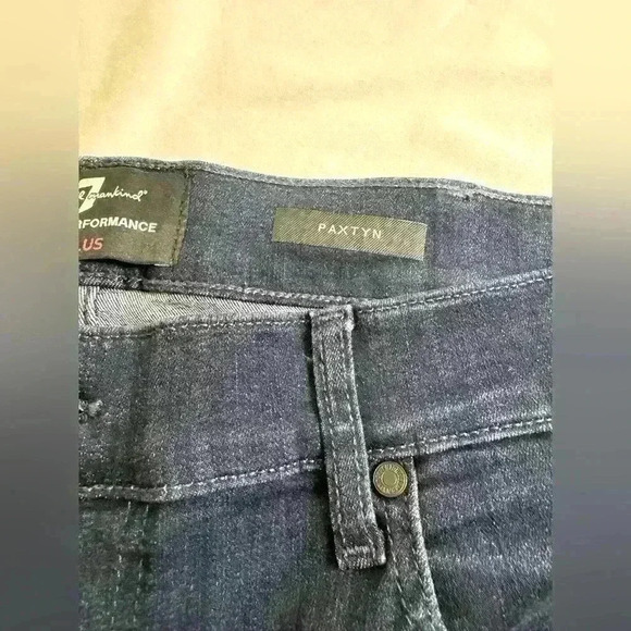 NWT Men’s 7 For All Mankind Paxtyn Luxe Performance Skinny Fit Western Jeans - Picture 11 of 14